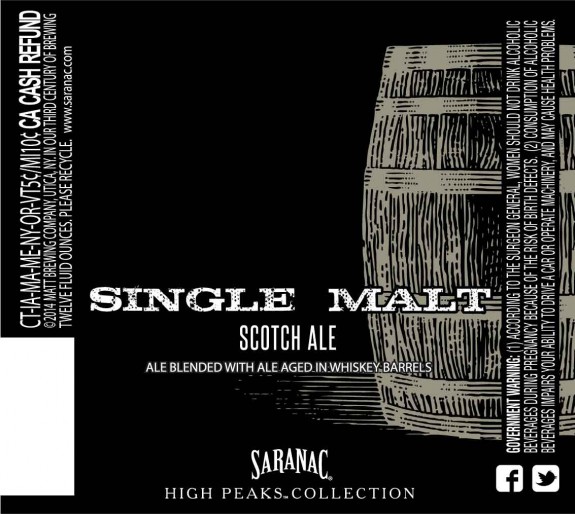 Saranac High Peaks Single Malt Scotch Ale