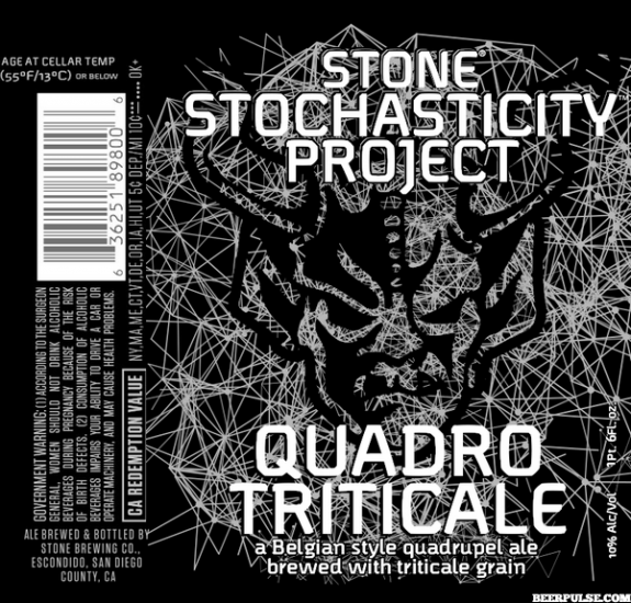 Stone Stochasticity Quadro Triticale Belgian Quadrupel
