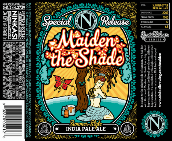 ninkasi maiden the shade label