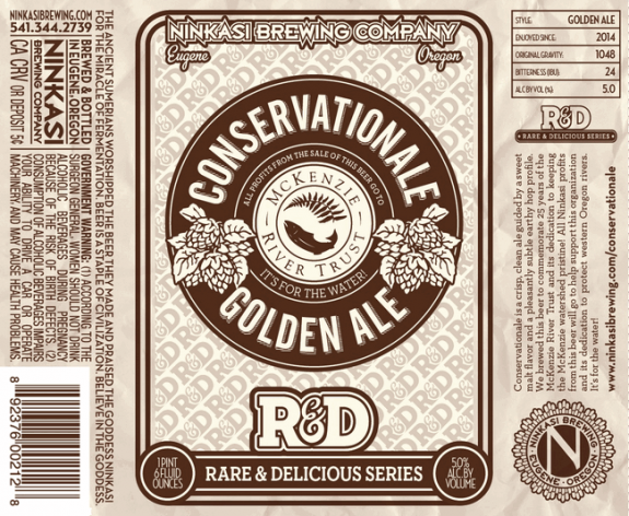 Ninkasi Conservationale Golden Ale