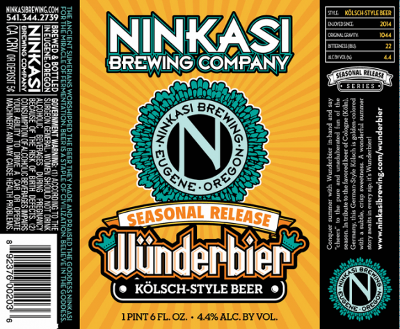ninkasi wunderbier label