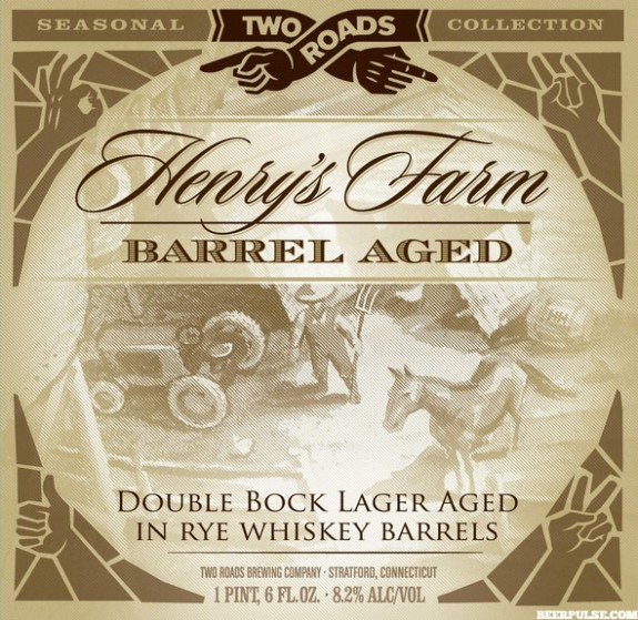 two roads henrys double bock barrel aged