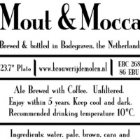 De Molen Mout and Mocca Coffee Ale