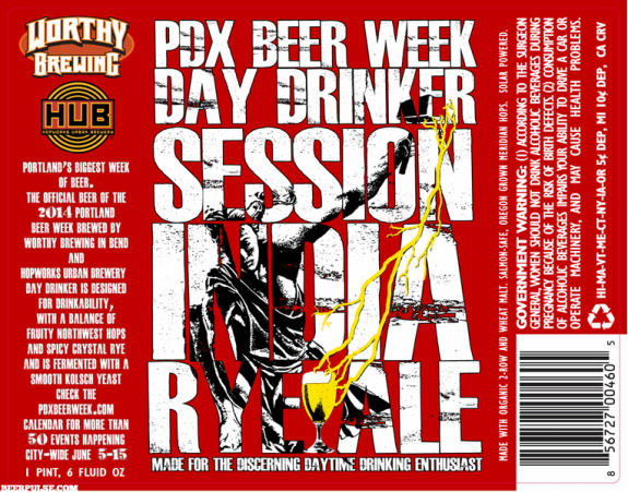 PDX Beer Week Day Drinker Session India Rye Ale