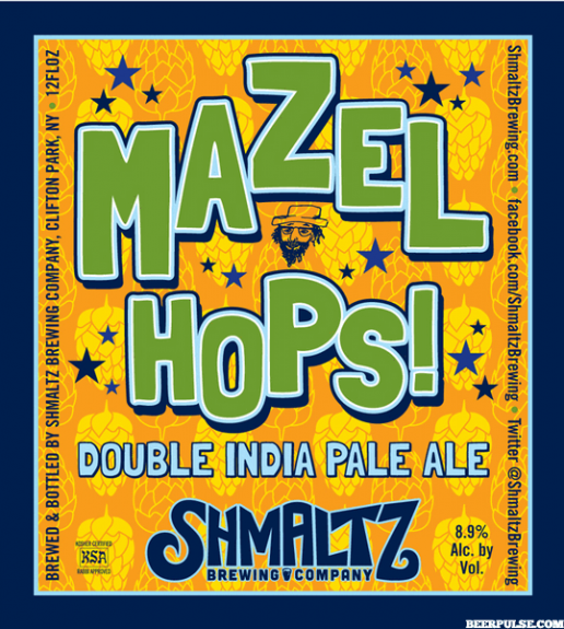 Shmaltz Mazel Hops! Double IPA