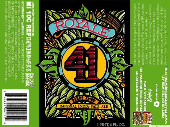 Peace Tree Royale 41 Imperial IPA