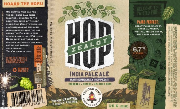 Twisted Pine Hop Zealot IPA