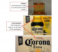 corona extra recall codes