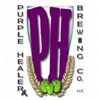 purple healer brewing logo