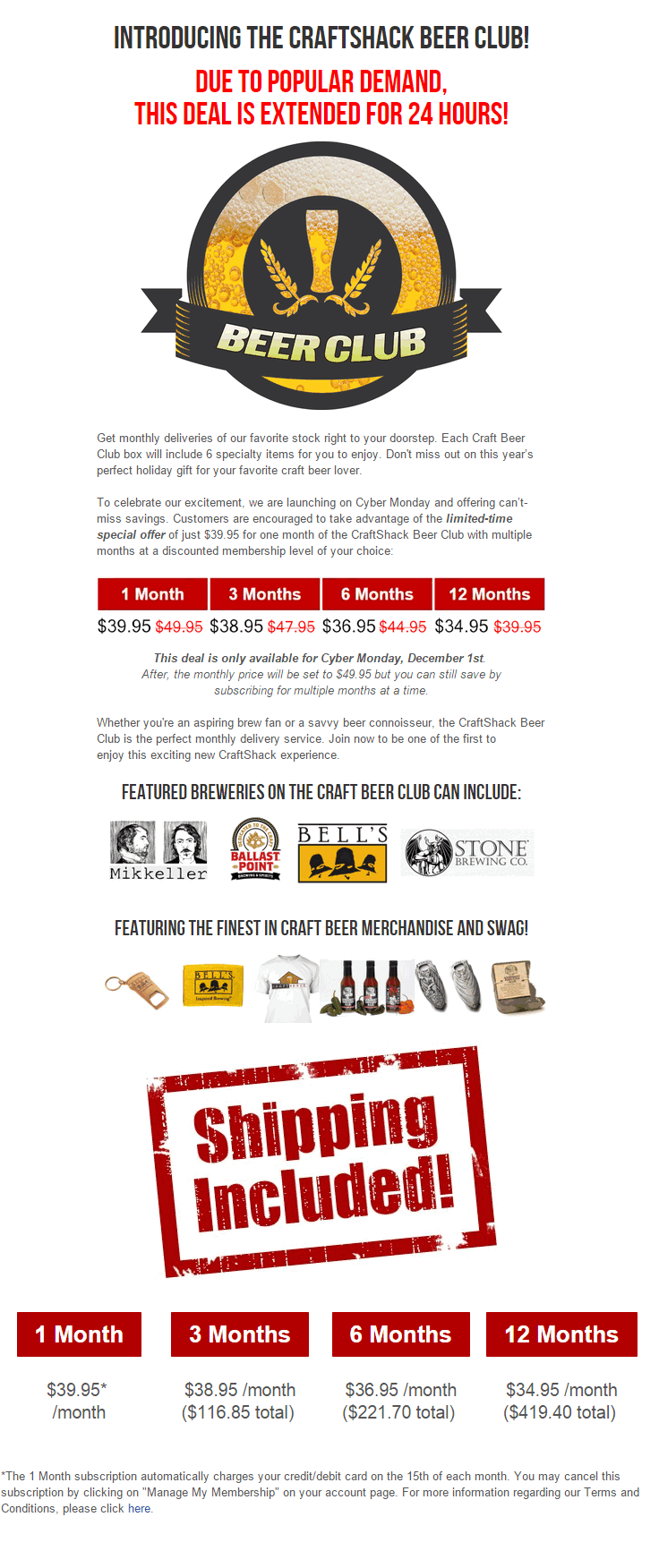 CraftShack Beer Club