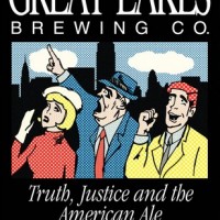 Great Lakes Truth Justice and the American Ale label