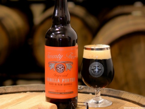 Breckenridge Twenty Five Rum Barrel Porter candid BeerPulse