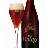 Rodenbach Vintage 2012 with glass