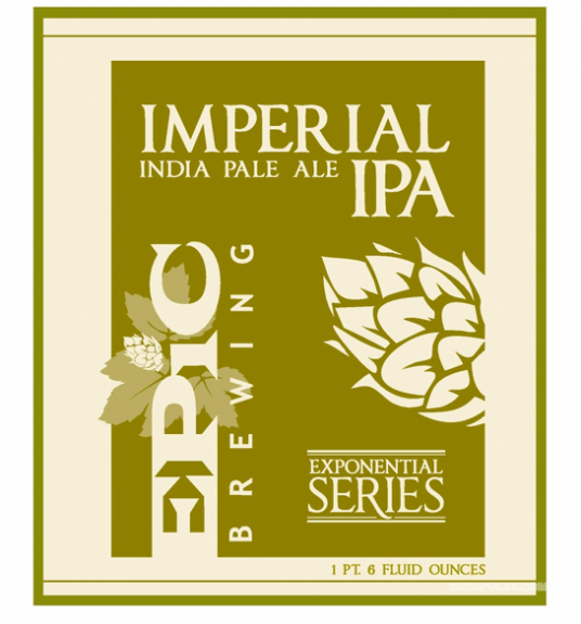 Epic Imperial IPA label BeerPulse