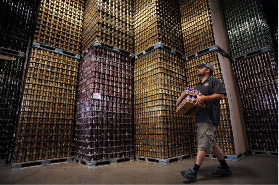 Oskar Blues cans stacks BeerPulse