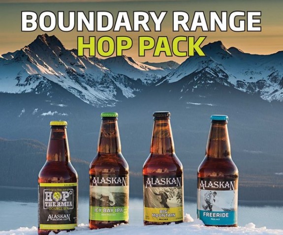 Alaskan Boundary Range beer lineup