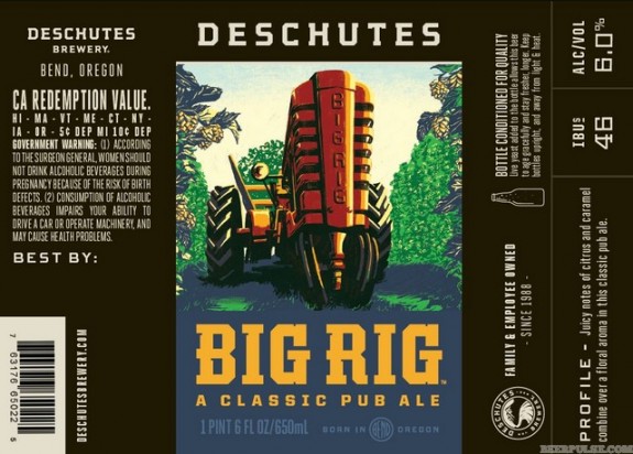 Deschutes Big Rig label BeerPulse