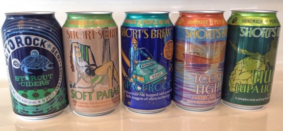 Shorts Brewing cans photo BeerPulse