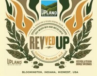 Upland Revved Up Coffee Blonde Ale label
