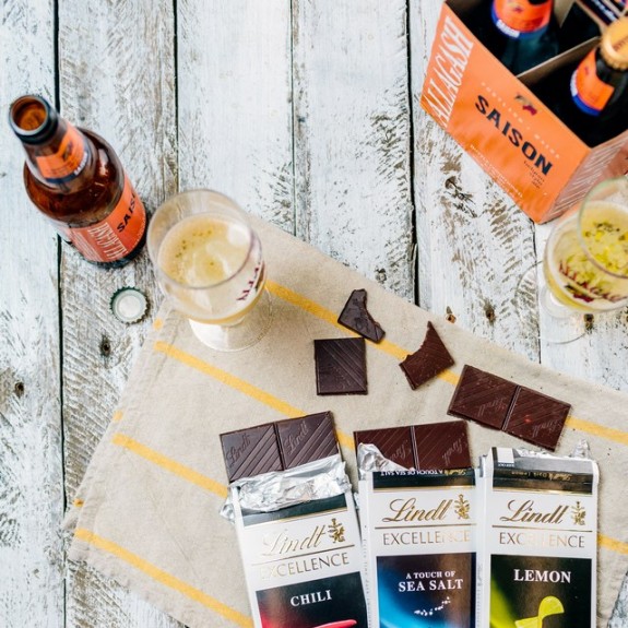 Allagash Saison Lindt Chocolate
