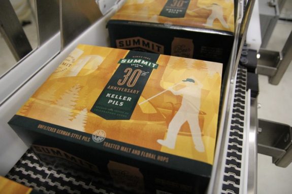 Summit Keller Pils 12 Pack Canning Line