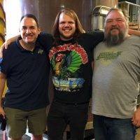 Asheville Brewing Caleb w mike & doug