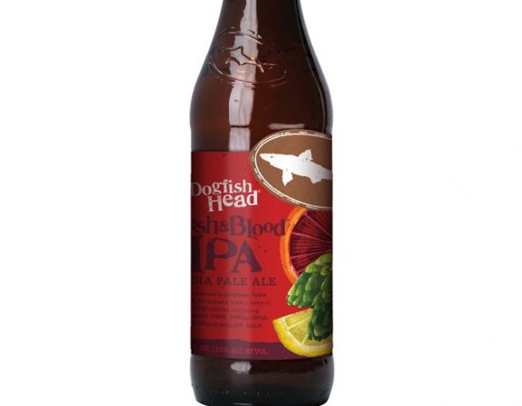 Dogfish Head Flesh & Blood IPA 12OZ BTL crop