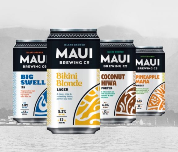 Maui Brewing cans