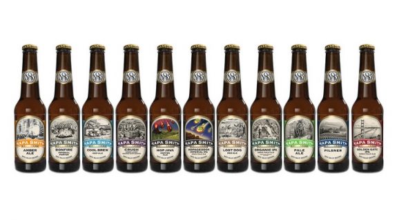 Napa Smith Brewery bottle lineup