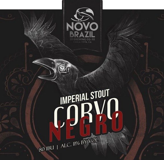 Novo Brazil Corvo Negro RIS label BeerPulse
