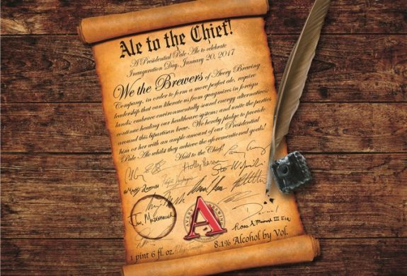 Avery Ale to the Chief 2016 label