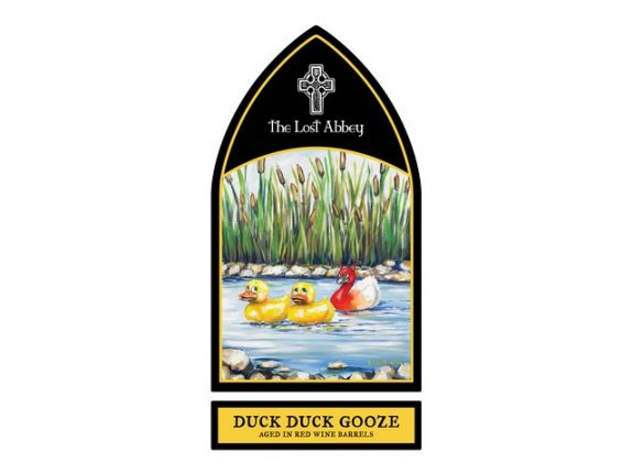 The Lost Abbey Duck Duck Gooze label