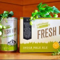 Two Beers Brewing Fresh Hop IPA cans BeerPulse