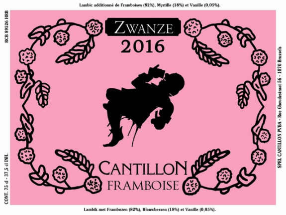 Cantillon Framboise label BeerPulse square