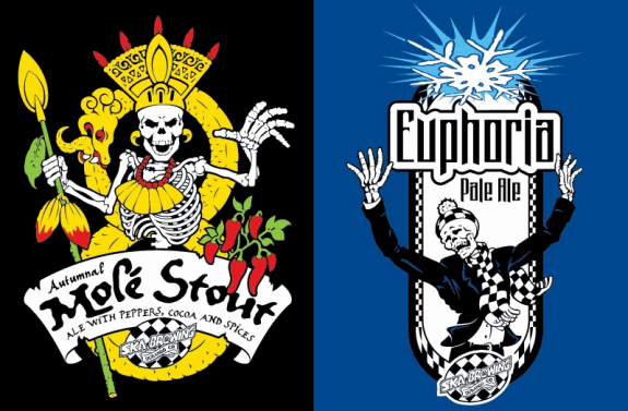 ska autumnal mole stout and euphoria label BeerPulse
