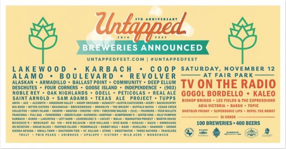 Untapped Fest Dallas BeerPulse banner