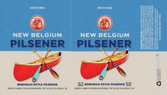 New Belgium Pilsener label BeerPulse