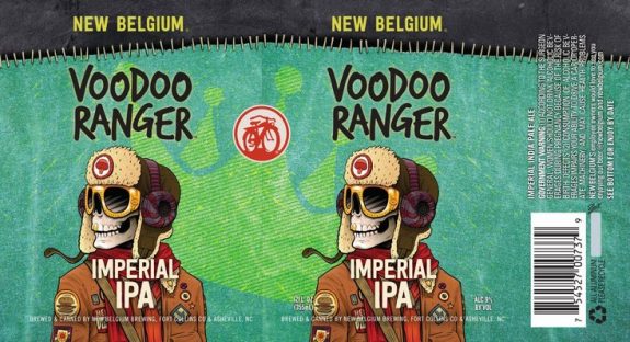 New Belgium Voodoo Ranger Imperial IPA label BeerPulse
