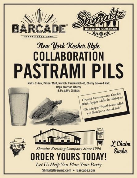 Shmaltz Barcade PASTRAMI PILS 2016