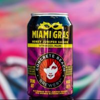 Concrete Beach Miami Gras Honey Juniper Saison