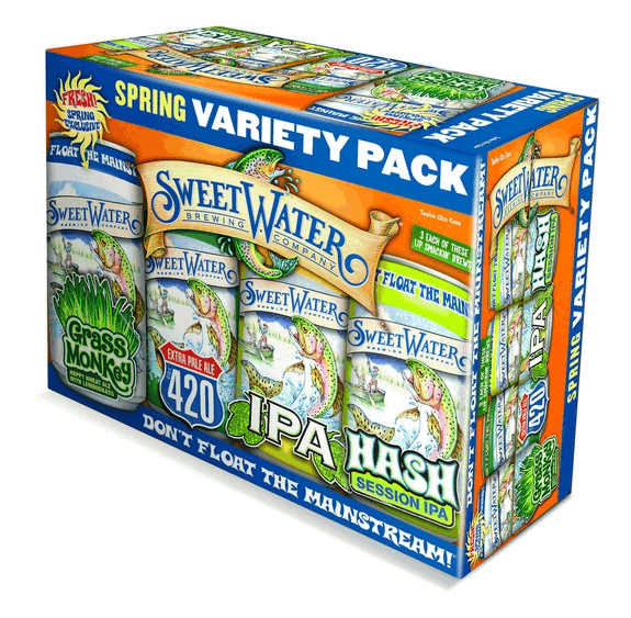SweetWater Spring Variety Pack cans pack BeerPulse