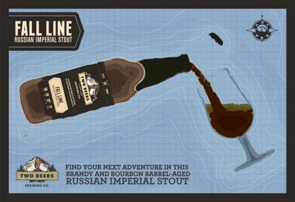 Two Beers Fall Line Russian Imperial Stout banner BeerPulse