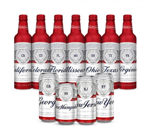 Budweiser State Bottles BeerPulse