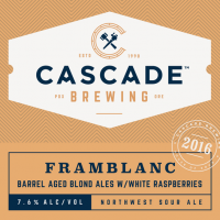 Cascade Framblanc 2016 label BeerPulse