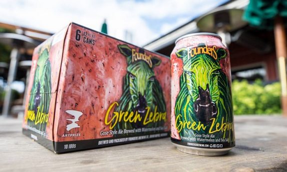 Founders Green Zebra cans BeerPulse