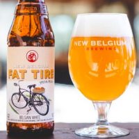 New Belgium Fat Tire Belgian White Glass
