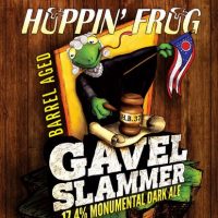 Hoppin' Frog BA Gavel Slammer label BeerPulse