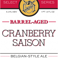 Lompoc Barrel-Aged Cranberry Saison label BeerPulse