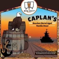 MobCraft Caplans Bourbon Barrel Aged Vanilla Stout label BeerPulse