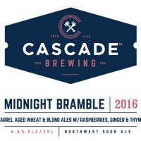 Cascade Midnight Bramble 2016 label BeerPulse